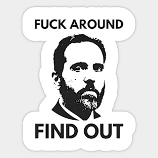 Jack smith - F*ck Around Find Out Sticker